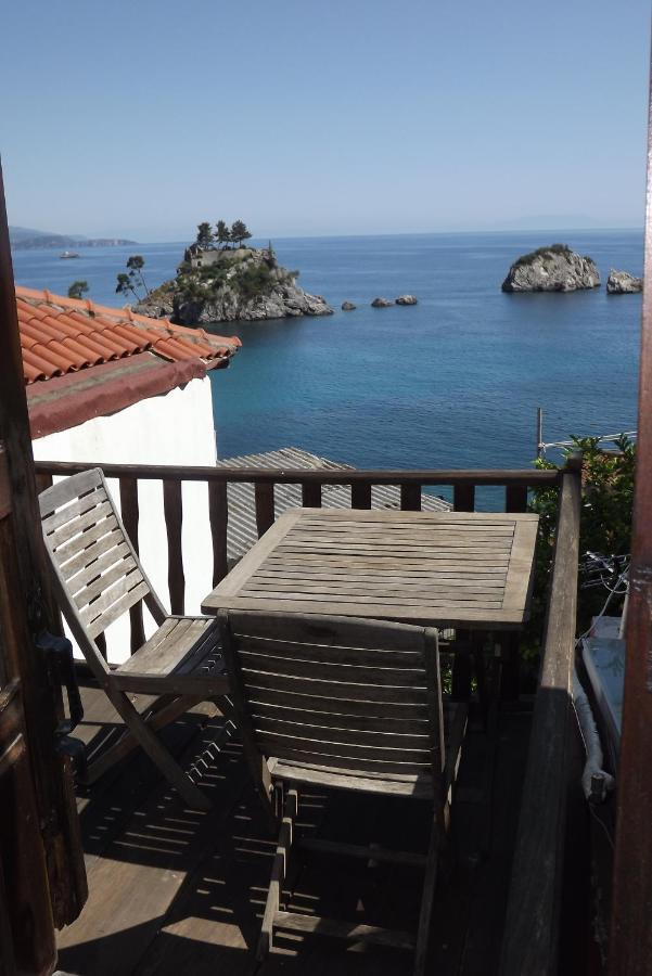 Blaue Welle Haus Apartment Parga Luaran gambar