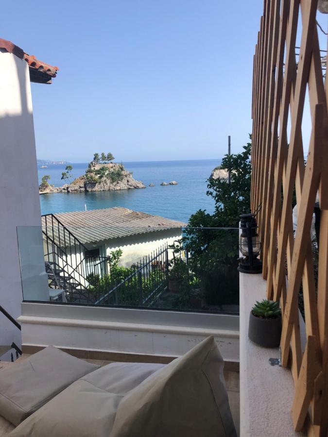 Blaue Welle Haus Apartment Parga Luaran gambar