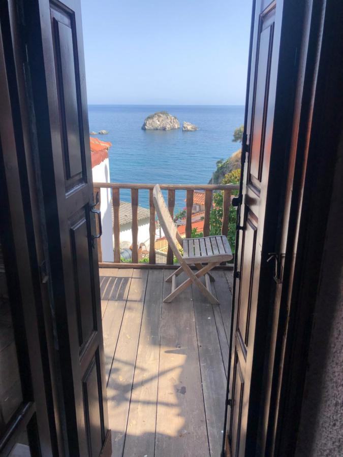 Blaue Welle Haus Apartment Parga Luaran gambar